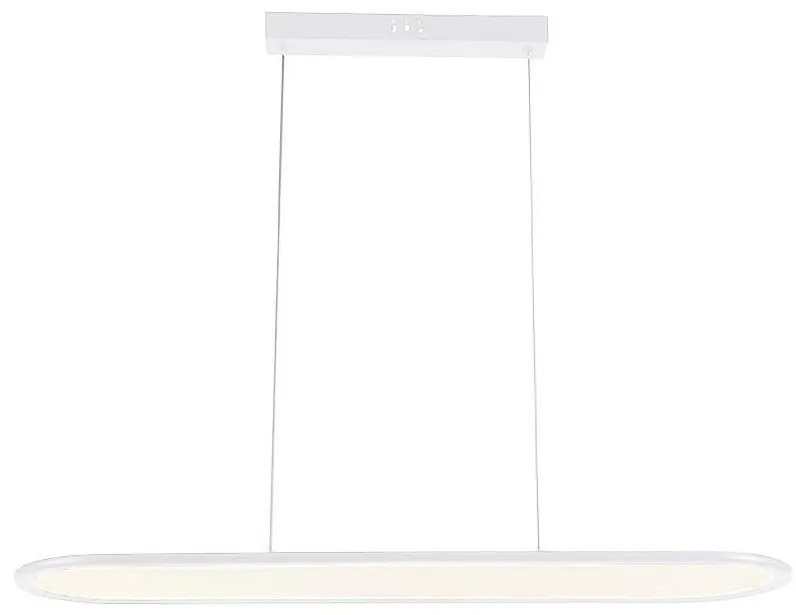 LED Luster na lanku LED/24W/230V 4000K biela