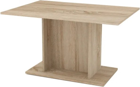 KONDELA Modern jedálenský stôl dub sonoma