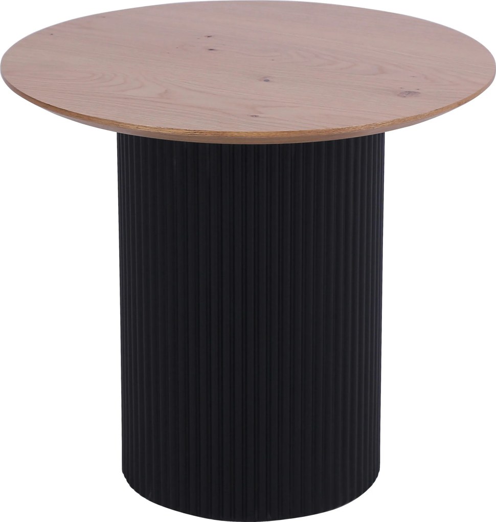 XXXLutz KONFERENČNÝ STOLÍK, čierna, farba duba, drevo, kompozitné drevo, 50/50/48 cm Stylife - Stolíky do obývačky - 000489014103