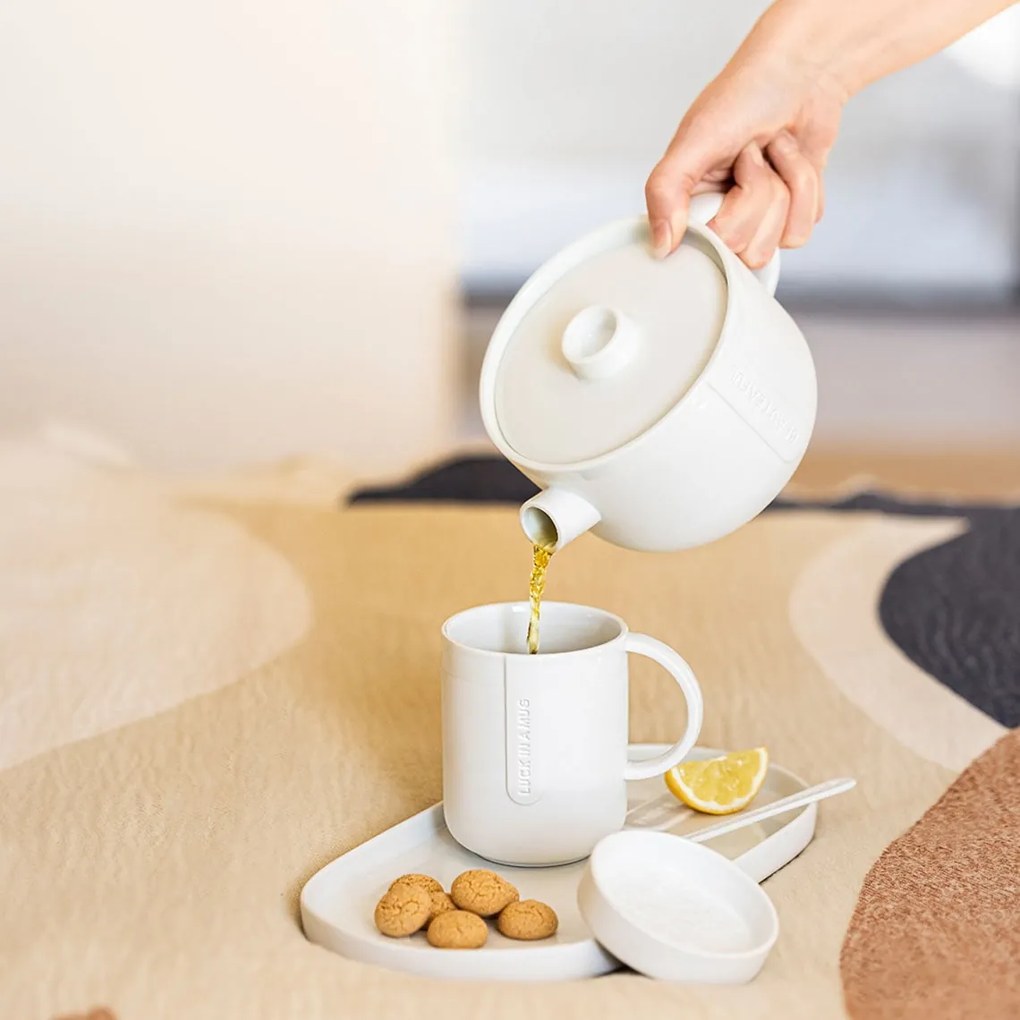 räder Porcelánový hrnček s viečkom Luck in a Mug