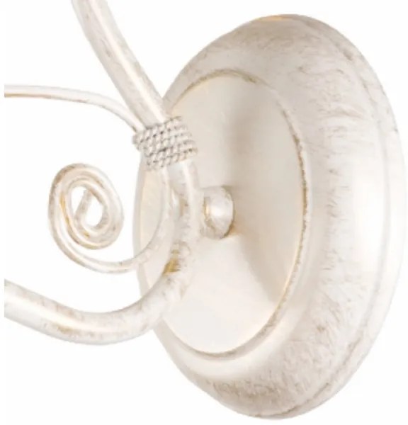 Nástenná lampa RETRO II 1xE27/60W/230V biela patina