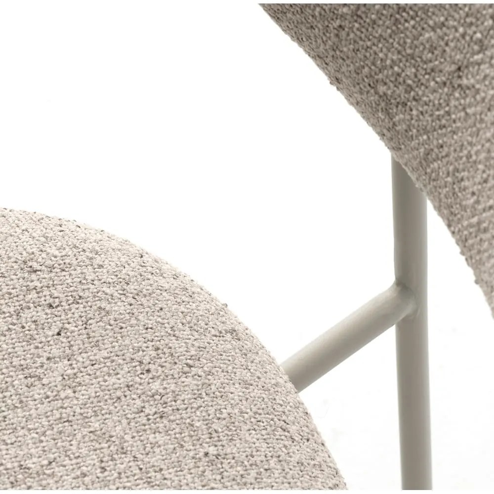 Krémovobiela jedálenská stolička Zama – Unique Furniture