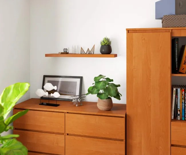 Nástenná polica PS-4 80cm olcha