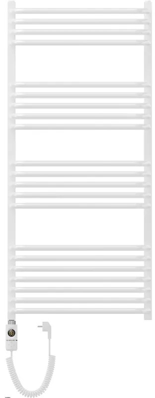 Mexen Apollo, elektrické vykurovacie teleso 1210x550 mm + vykurovacia tyč 600 W, biela, W117-1210-550-2600-20