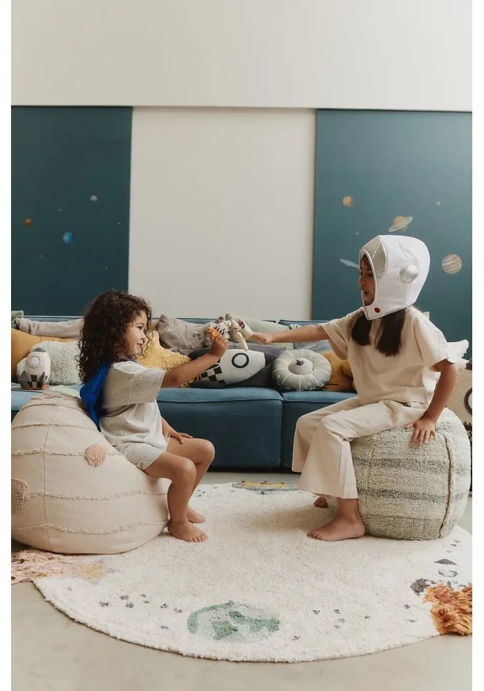 Šalviový zelený detský sedací vak Neptune – Lorena Canals