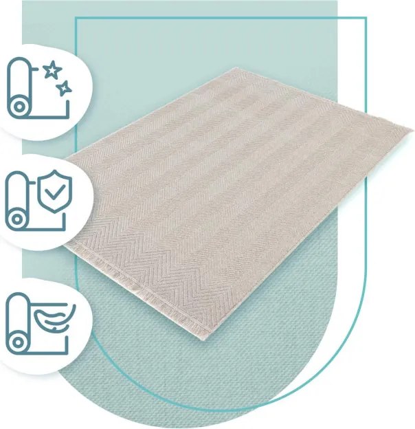 Koberec Agnella Noble Poco sivý