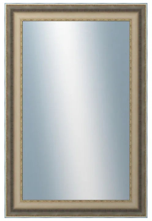 DANTIK - Zrkadlo v rámu, rozmer s rámom 40x60 cm z lišty DOPRODEJMETAL AG prehnutá veľká (3025)