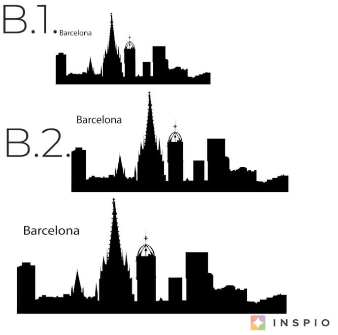 Nálepky na stenu - Barcelona