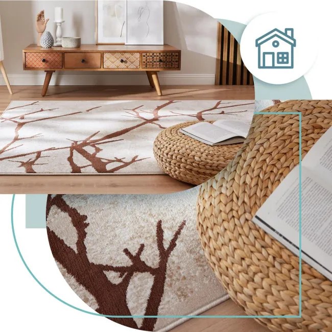 Koberec FD Sensi Cory svetlobéžový