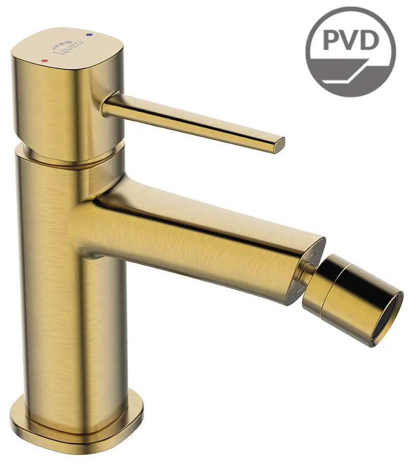 Laveo Pola, bidetová batéria h-146, zlatá matná, LAV-BAP_G32B