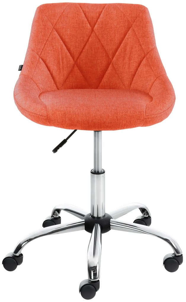 Pracovná stolička Lazio - látka - Oranžová
