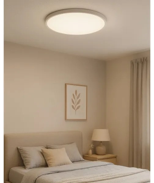 LED stropné svietidlo LED/32W/230V 3000/4000/6500K pr. 40 cm biele