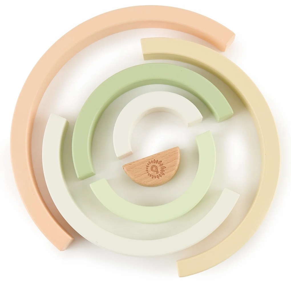 Bieco - Skladacia drevená dúha - králiček Fine