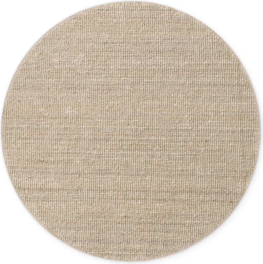 Kusový koberec Jaipur 105973 Ivory/White kruh, 200x200 (priemer) kruh, béžová, chodba / predsieň, Hanse Home