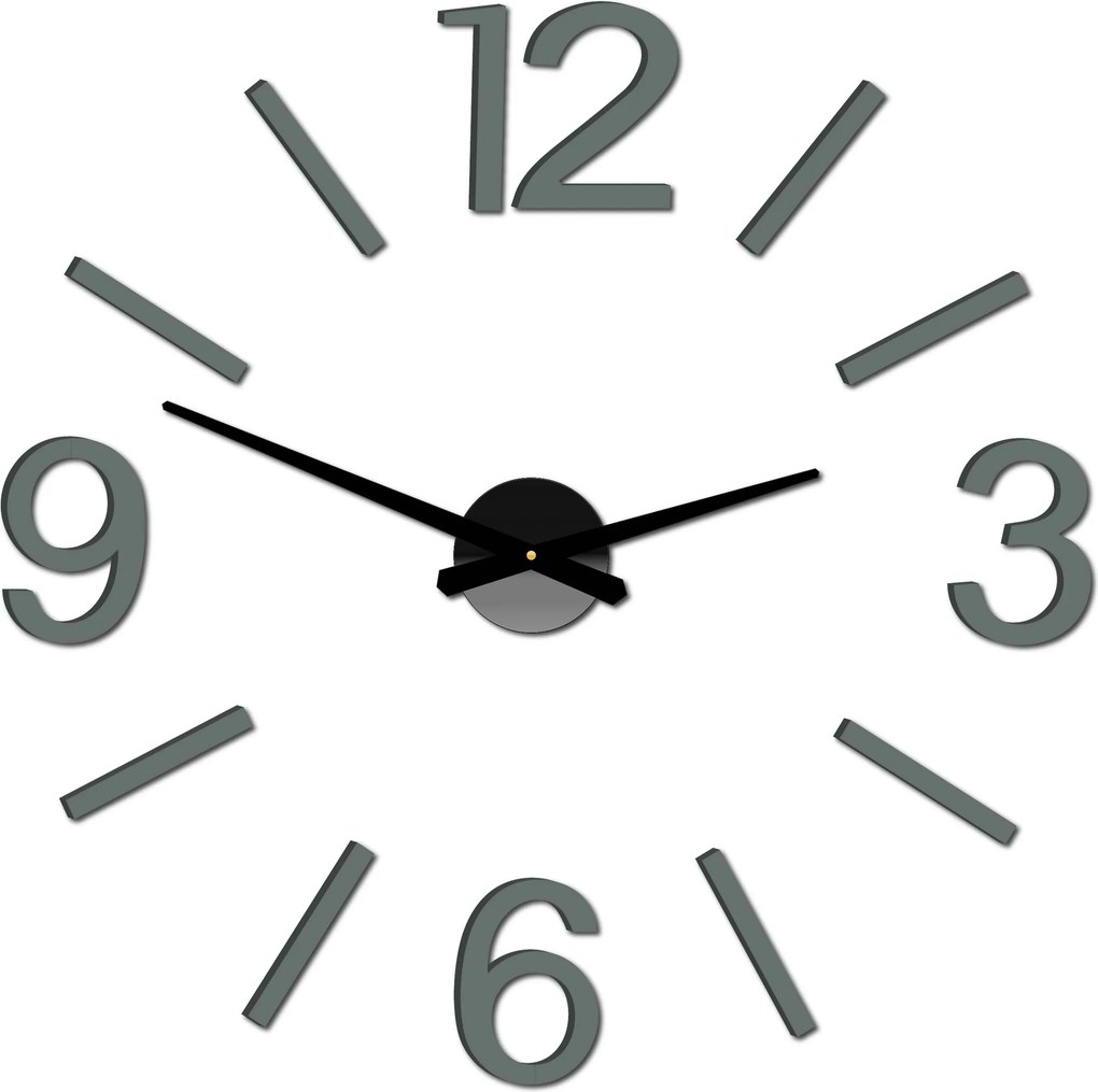 SENTOP | Nalepovacie nástenné hodiny do obývačkay | SENTOP X0067-Wall clock 2D HEU+ analógové