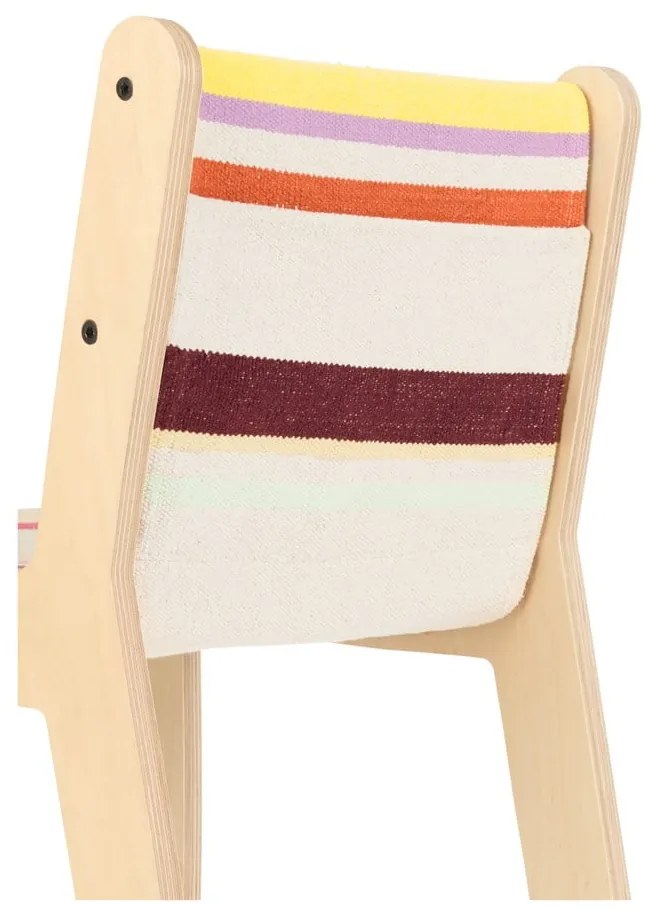 Detská stolička v prírodnej farbe Kaarol – Lorena Canals