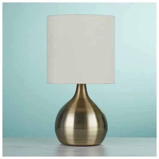 Searchlight EU3923AB - Stolná lampa TOUCH 1xE14/40W/230V