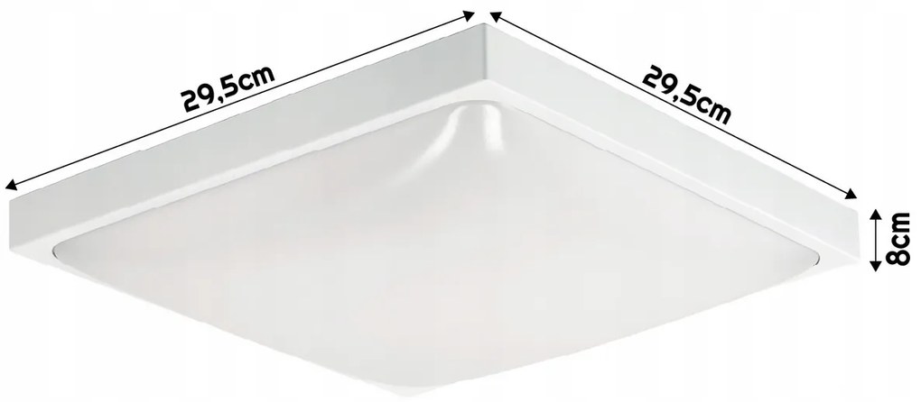 ECOLIGHT LED stropné svietidlo 2xE27 + 2x žiarovka Philips E27 10W