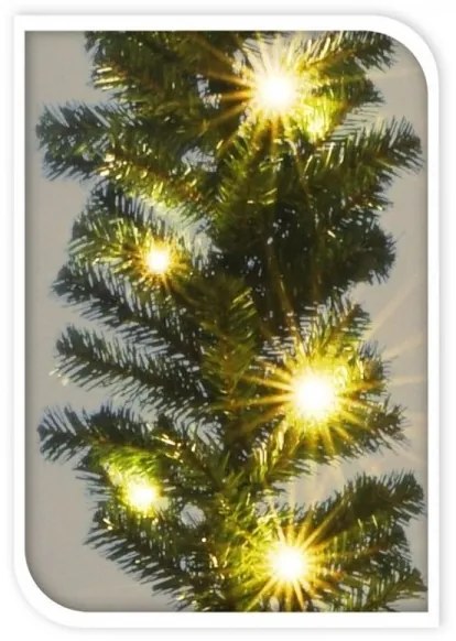 Vianočná girlanda s LED 270 cm