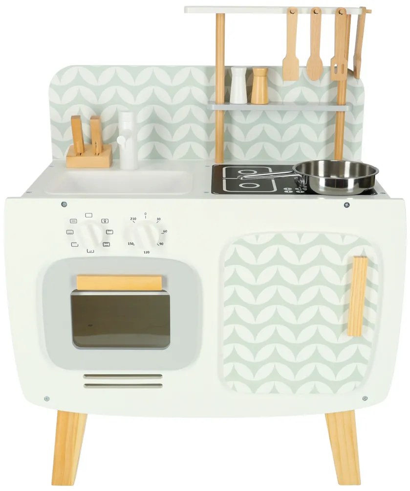 KIK Drevená retro kuchynka MDF LULILO