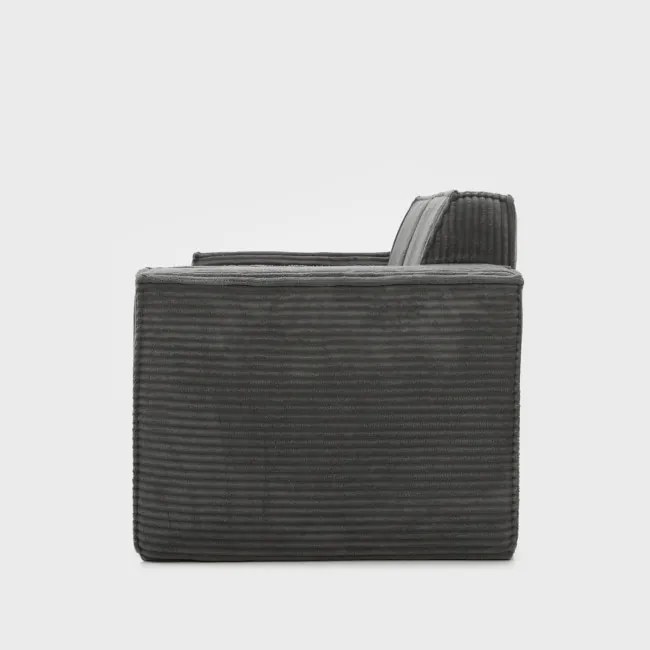 Dvojmiestna pohovka LYKKE tmavosivá 746826