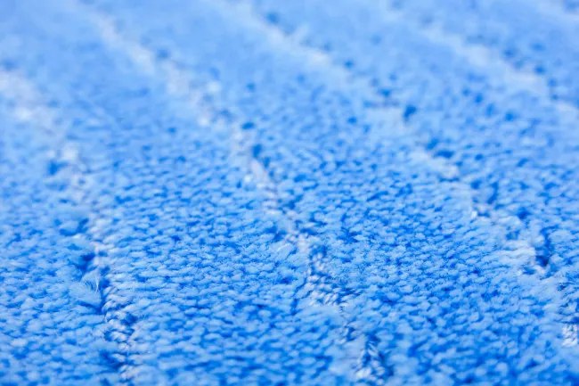 Kúpeľňový koberček Sara svetlomodrý, vlny