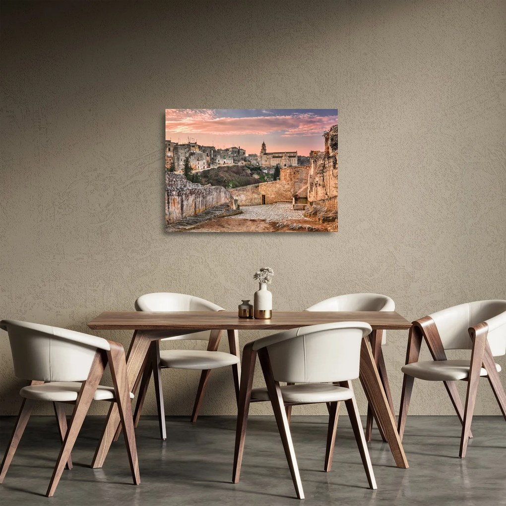 Sklenený obraz - Gravina in Puglia, Taliansko (70x50 cm)