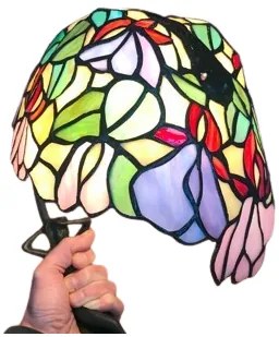 Vitráž dekoratívna lampa LADY AKT