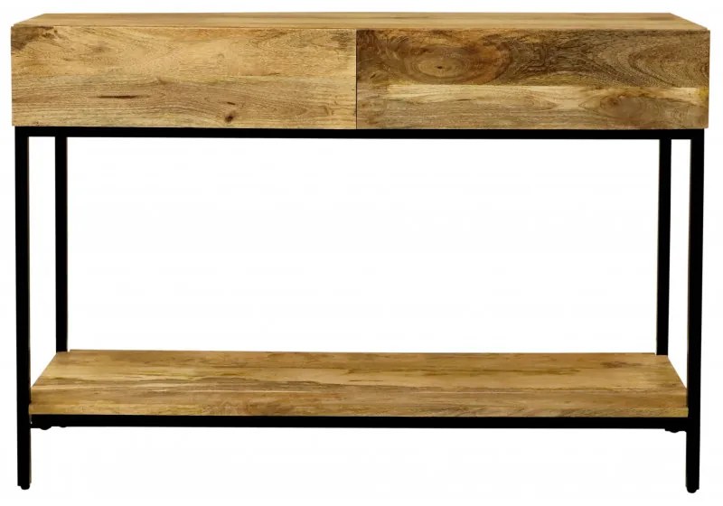 Konzolový stolík Gita 110x76x35 indický masív mango Mango natural