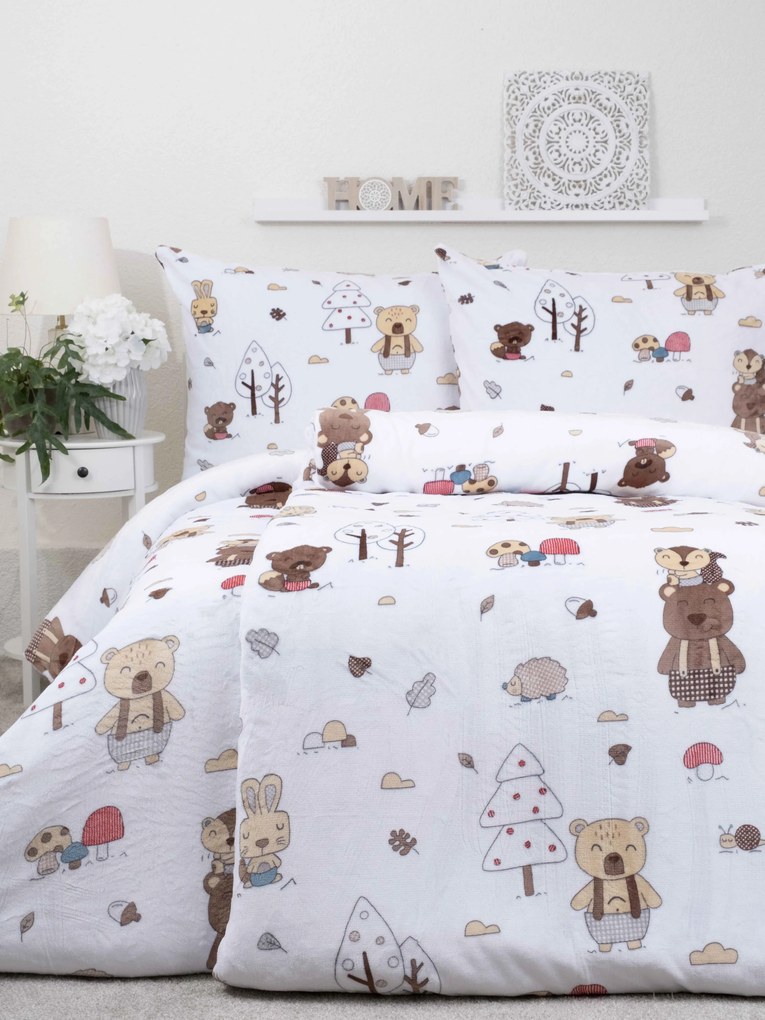 Predĺžené obliečky mikroplyš Exclusive – Forest