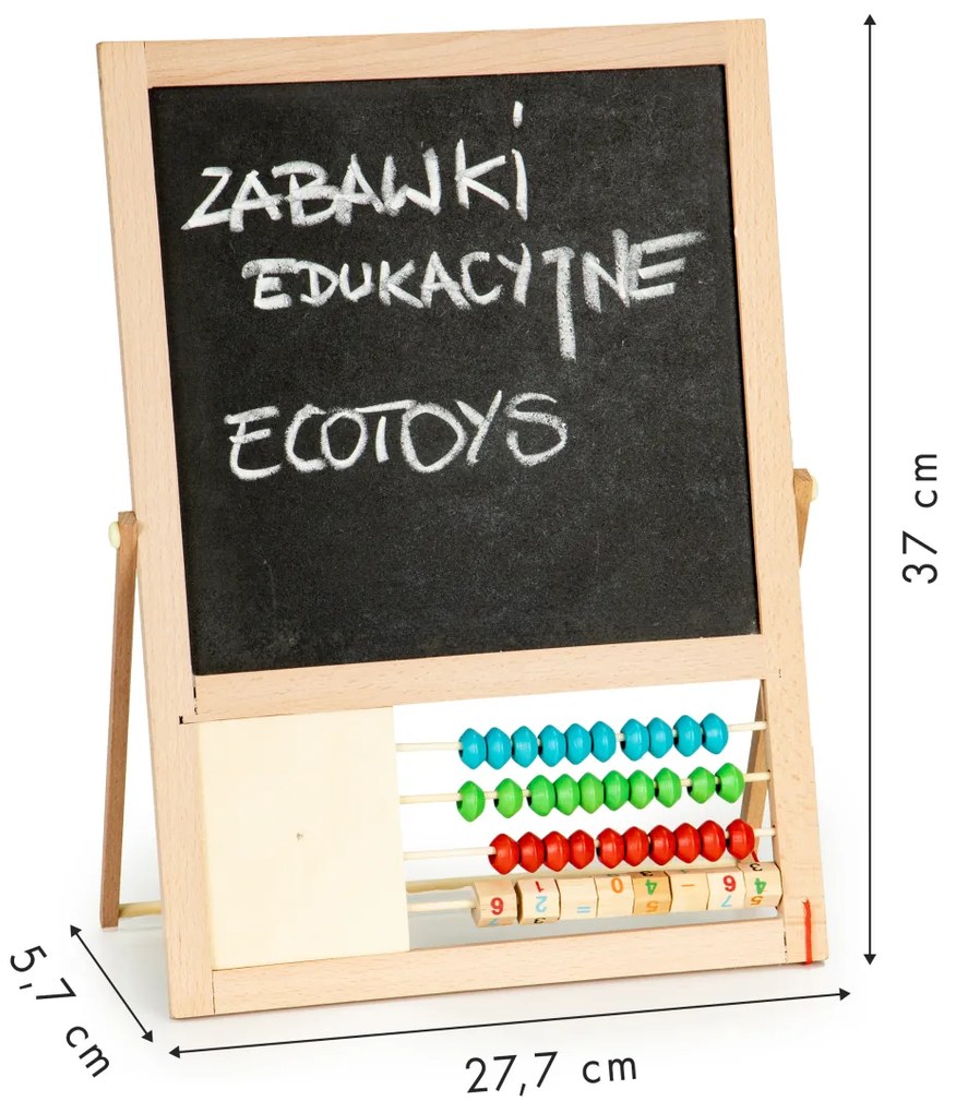 WELLHOX Vzdelávacia magnetická tabuľa abakusové číslice