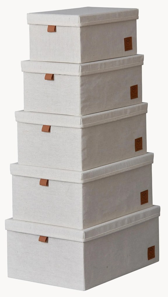 Úložné škatule Premium, 5 ks