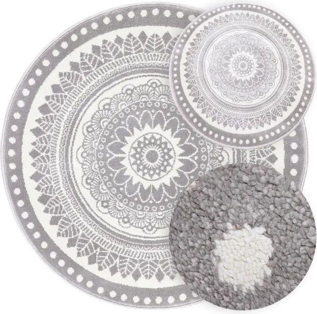 Koberec Agnella Soft Koro sivý / popol kruh