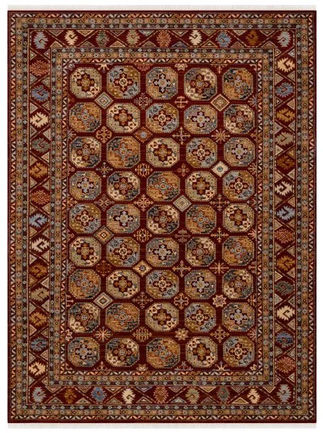 Koberec KESHAN Ornament, strapce 7874/53588 bordový
