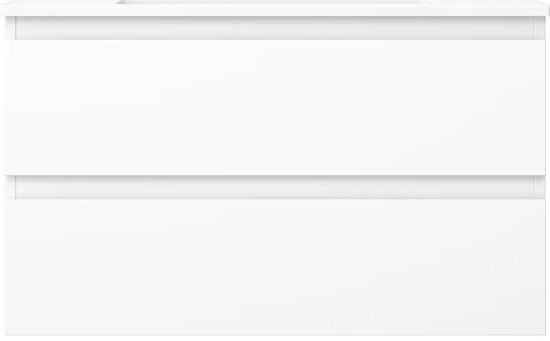 Mexen Orio, kúpeľňová skrinka 80 cm s umývadlom Otis, 2 zásuvky, biela matná, 91A10-08047-2-BFF01-W18M01