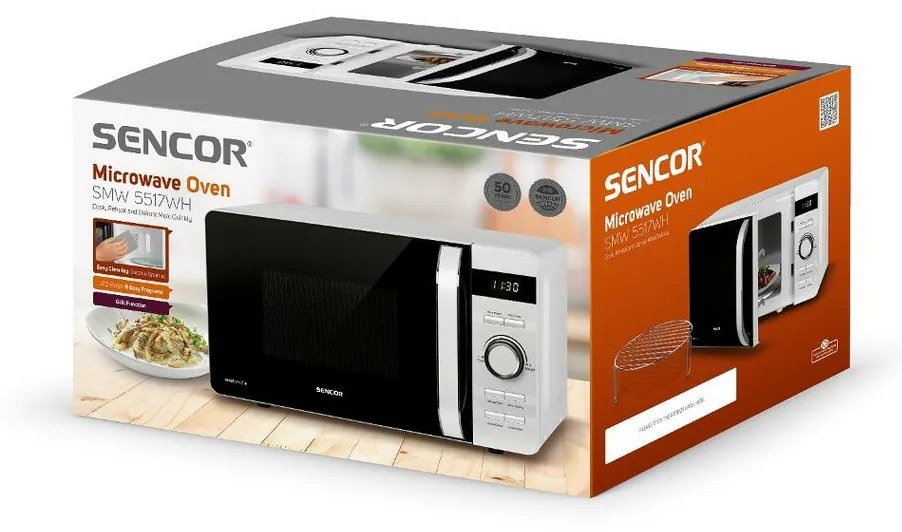Sencor SMW 5517WH mikrovlnná rúra, biela