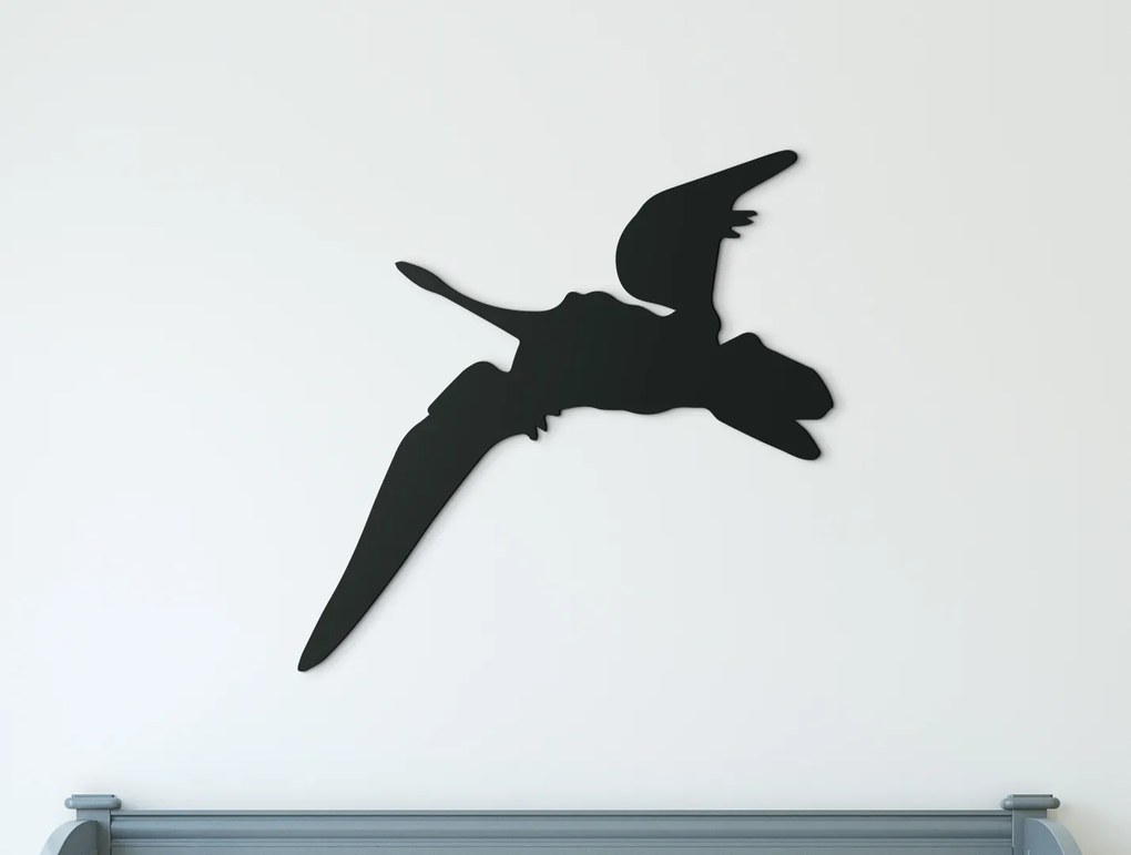 drevko Detská nálepka Pterodactyl Rozmer obrazu: 31,5 x 32,5 cm, Farba dekorácie: Čierna
