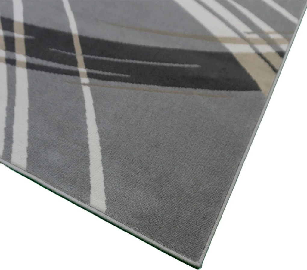 BE Koberec Lotus 9304 GREY – sivý obdĺžnikový Rozmer: 240x330 cm
