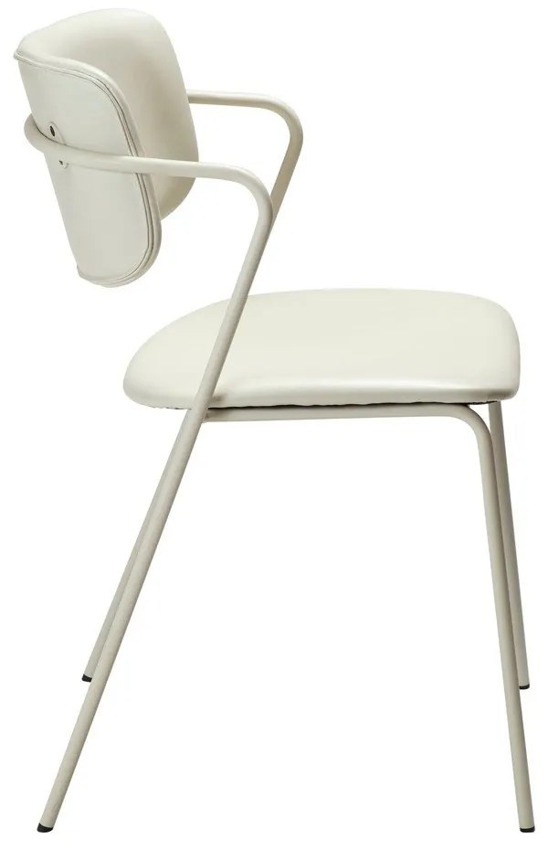 Krémovobiela jedálenská stolička Zed – DAN-FORM Denmark