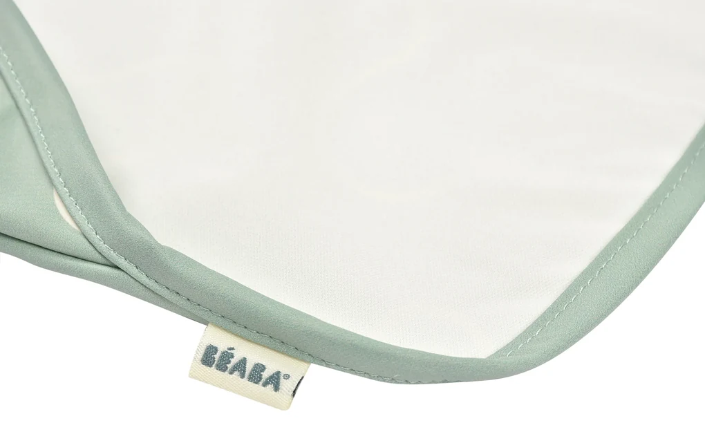 Podbradník 2v1 s odnímateľnými rukávmi Sage Green