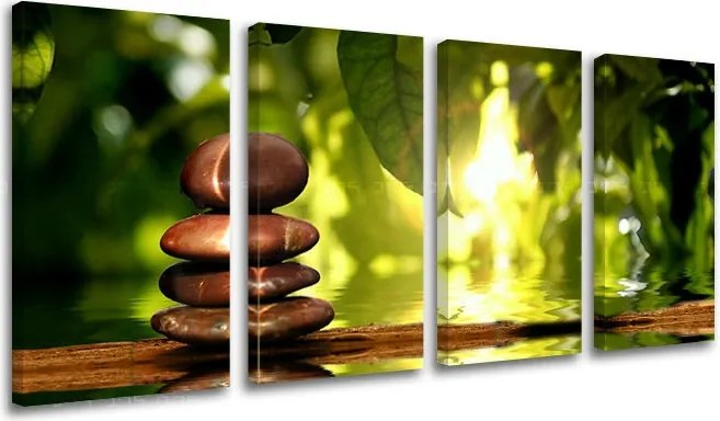 Obraz na stenu 4 dielny FENG SHUI FS036E41