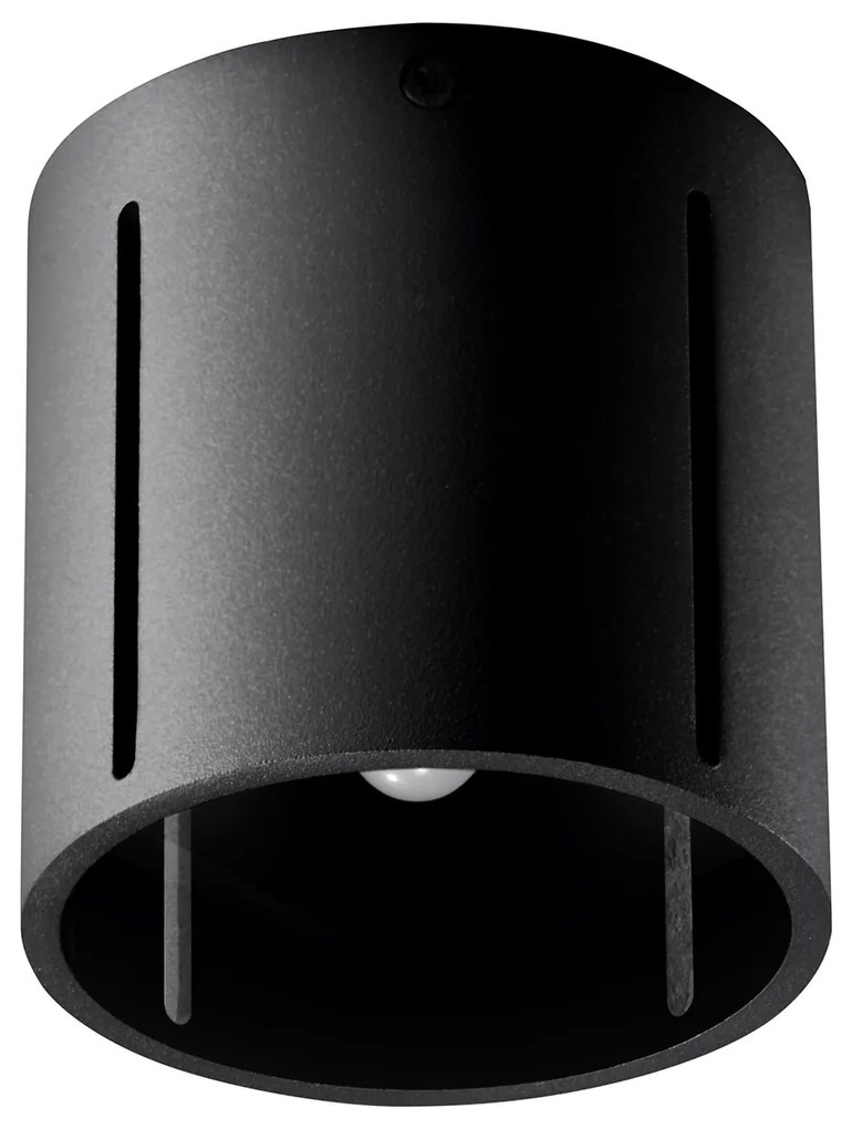 Stropné svietidlo Inez, 1x čierne kovové tienidlo