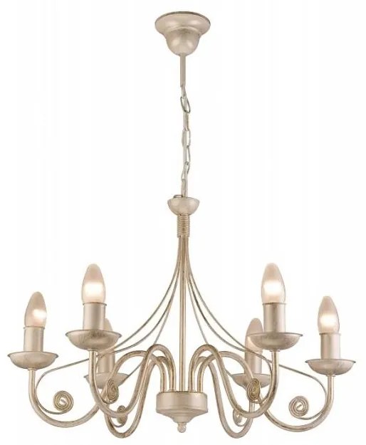 Luster na reťazi DONATO 6xE14/40W/230V