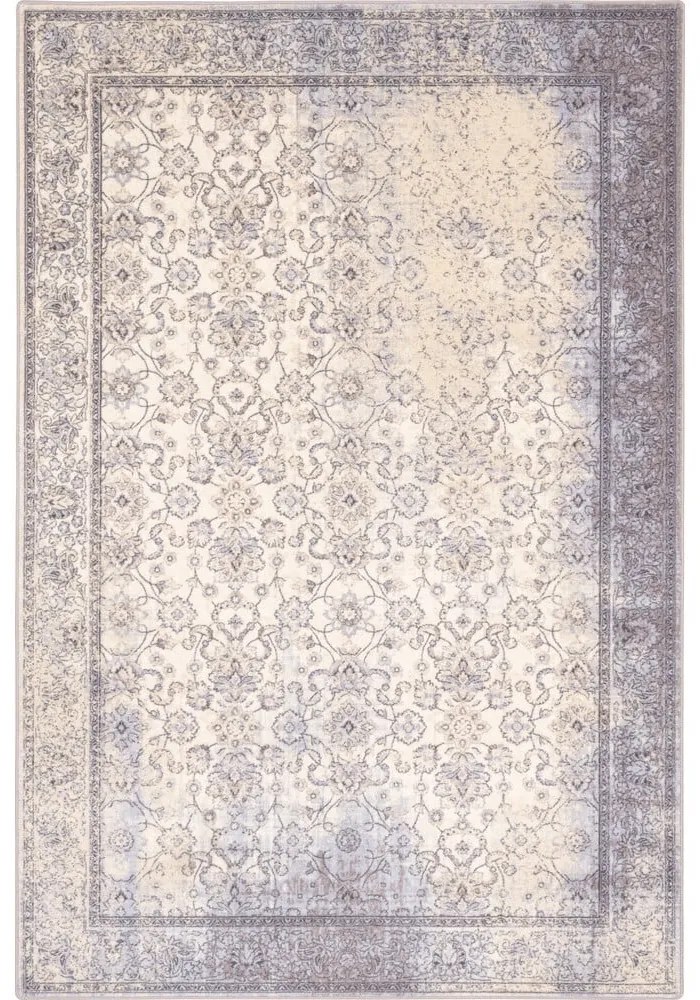 Krémovobiely vlnený koberec 200x300 cm Jennifer – Agnella