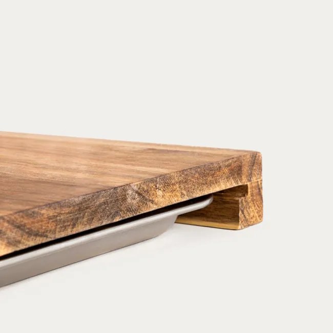 Doska na krájanie MOOKA s kovovou nádobou 761966