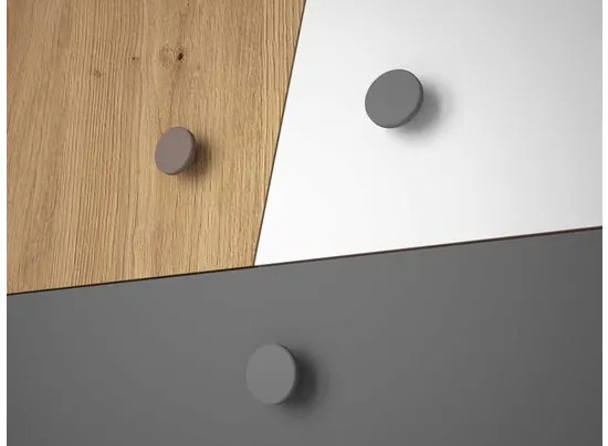 Toaletný stolík Seraphina WK11 (dub artisan + biela + sivá). Vlastná spoľahlivá doprava až k Vám domov. 1122582