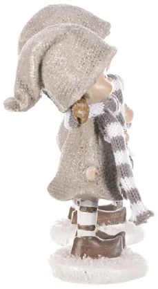 Deti v zimnom oblečení 15cm