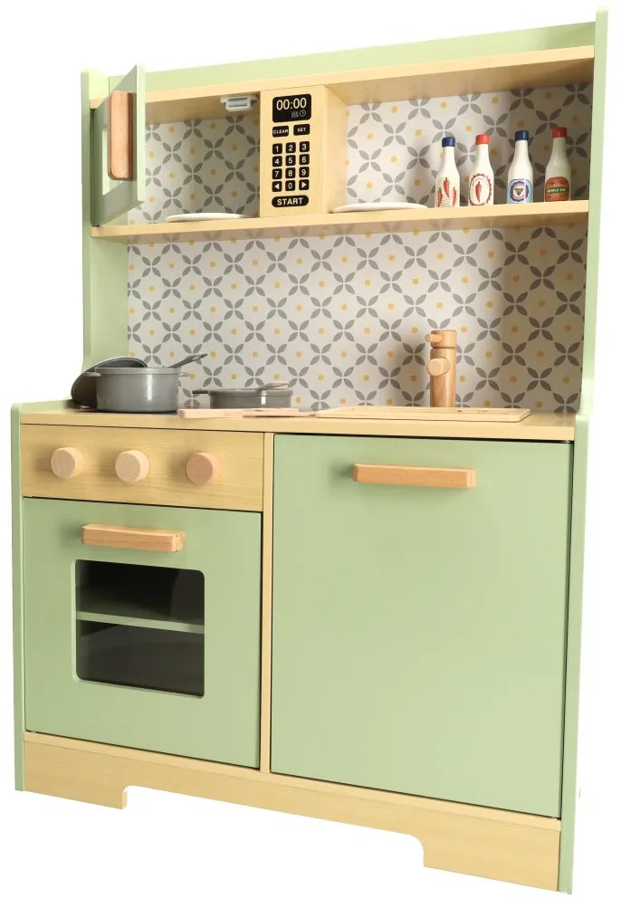 KIK Mätová drevená kuchynka z MDF pre deti