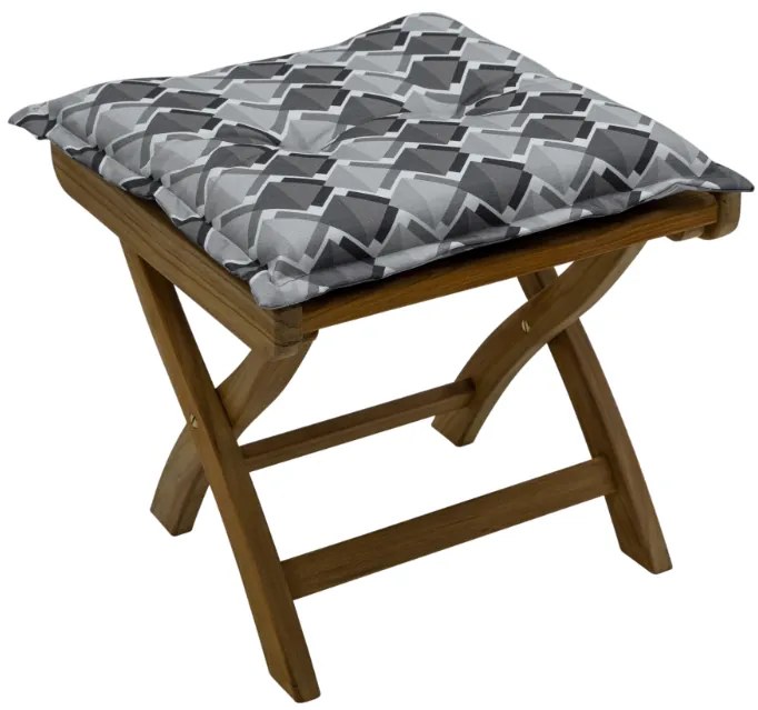 Podsedák na stoličku MADISON SIEM GREY 50x50 cm, sivý