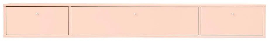 Svetloružový TV stolík 176x22x32,5 cm Mistral – Hammel Furniture